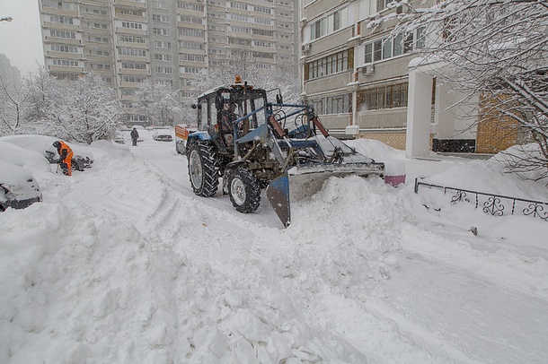 До конца дня 2-я Советская улица Одинцово будет очищена от снега, Февраль