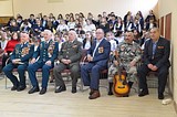 Ученики Голицынской СОШ №2 встретились с ветеранами Великой Отечественной и войны в Афганистане