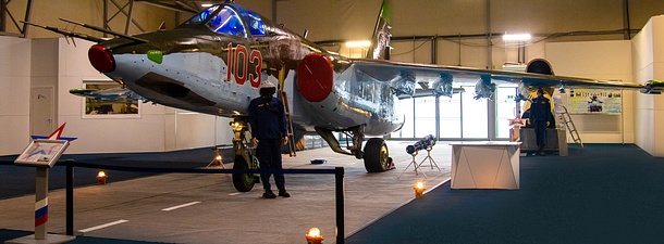 Экспозицию парка «Патриот» пополнил новый экспонат — штурмовик Су-25, Март