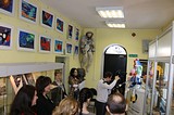Выставка работ участников конкурса «Космические фантазии» открылась в Одинцово