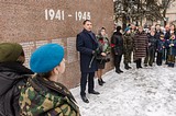 В рамках реализации проекта «Историческая память» партии «Единая Россия» у Монумента славы погибшим землякам в селе Юдино прошел памятный митинг, посвященный 30-летию вывода советских войск из Афганистана