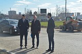 Дмитрий Голубков проверил ход ремонтных работ на Можайском шоссе