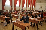 Андрей Иванов принял участие в «Диктанте Победы» в Звенигородской СОШ №4