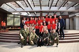 Одинцовские сторонники партии помогли организовать встречу кинолога с гимназистами