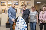 Лариса Лазутина и Андрей Иванов наградили победителей районного конкурса «Пасхальный свет и радость»