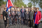 Лариса Лазутина приняла участие в праздничных мероприятиях в честь 74-й годовщины Победы в Великой Отечественной войне в Одинцовском городском округе