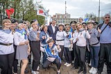 Лариса Лазутина приняла участие в проводах делегации Одинцовского городского округа в Новороссийск