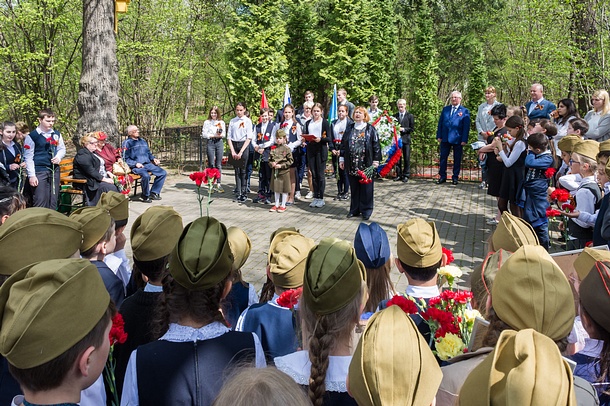 В Жаворонковском почтили память защитников Отечества в годы войны, Май