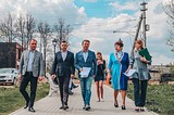 Олег Рожнов проверил ход благоустройства Парка героев Отечественной войны 1812 года в Голицыно