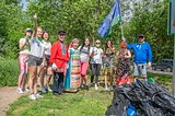 Одинцовские сторонники присоединились к забегу «Чистое Подмосковье — к юбилею!»