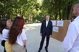 Андрей Иванов проинспектировал ход возведения скейт-парка в Звенигорода