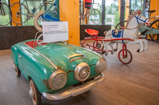 Выставка вело-музея Андрея Митиева открылась в парке «Раздолье», Июль