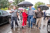 Андрей Иванов и Оксана Пушкина вместе с жителями провели инспекцию микрорайона «Восточный» в Звенигороде