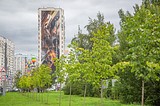 Самое большое в России граффити с Юрием Гагариным появилось в Одинцово