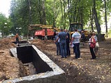 Звенигородские партийцы проверили ход возведения стелы «Населенный пункт воинской доблести»