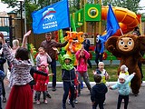 Одинцовские партийцы открыли новую детскую площадку в Новоивановском