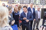 Андрей Воробьев проверил ход строительства школы на 1350 мест в ЖК «Сколковский»