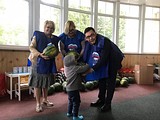 Единороссы поселения Булатниковское передали в кризисный центр для женщин с детьми 100 кг арбузов