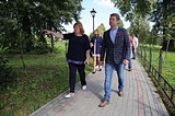 Олег Рожнов проверил 2 этап строительства парка Героев 1812 года в Голицыно