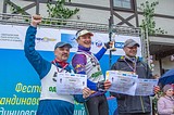 Первый фестиваль скандинавской ходьбы собрал более 150 человек в Одинцовском парке культуры, спорта и отдыха