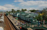 На станции Кубинка начался ремонт пешеходного перехода