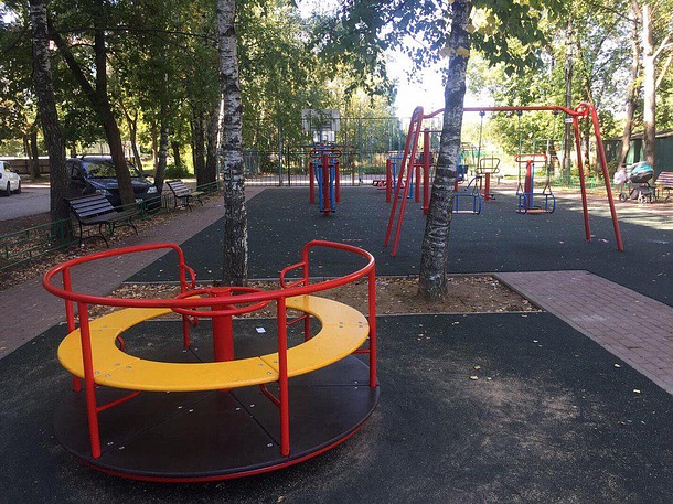 Обновлённая детская игровая площадка «Карандаши» открылась в Звенигороде, Сентябрь