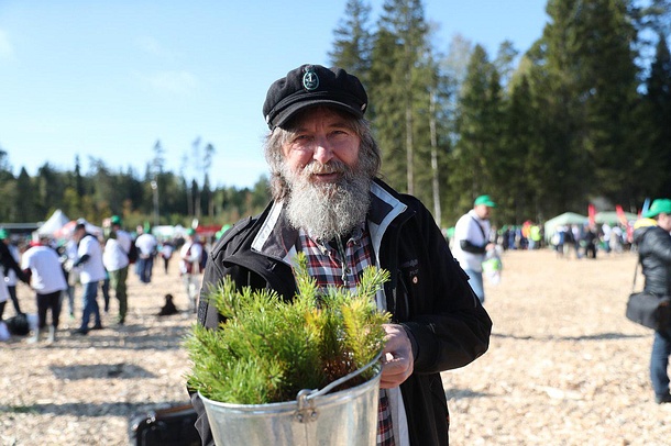 Путешественник Федор Конюхов принял участие в акции «Наш лес», Сентябрь