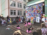 Партийцы Звенигорода организовали для детей образовательно-развлекательный праздник