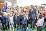 Партийцы приняли участие в открытии 3 новых детских площадок Одинцовского городского округа
