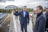 Андрей Иванов: «Реконструкционные работы центрального стадиона в Одинцово завершены на 65 процентов»