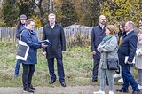 Андрей Иванов посетил с инспекцией микрорайон «Южный» в Звенигороде
