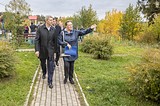 Андрей Иванов посетил с инспекцией микрорайон «Южный» в Звенигороде