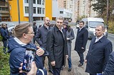Андрей Иванов посетил с инспекцией микрорайон «Южный» в Звенигороде