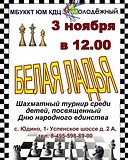 В Юдино пройдёт шахматный турнир среди детей, посвящённый Дню народного единства
