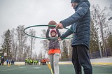 Многофункциональная спортивная площадка открылась в Новом городке