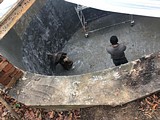 В Ромашково на территории дома-интерната для пожилых людей восстанавливают источники наружного противопожарного водоснабжения