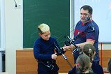 Михаил Диктованный провел «Урок доброты» в Одинцовской школе №1