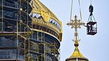 Малый крест установили на Главный храм Вооруженных сил России