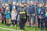 Партийцы приняли участие в открытии нового стадиона в микрорайоне №8 Одинцово