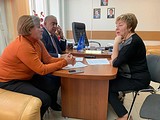 Лариса Лазутина приняла участие в рабочей встрече по вопросам здравоохранения в администрации Одинцовского городского округа