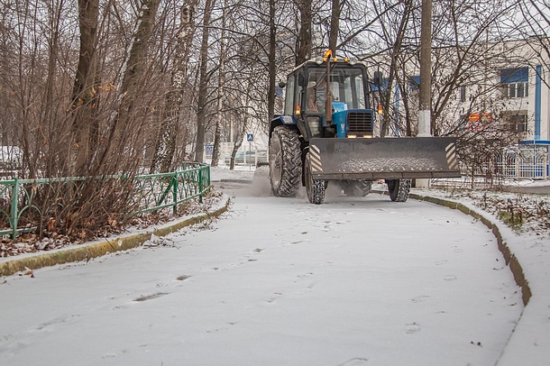 Одинцовские партийцы держат на контроле уборку снега на территории муниципалитета, Декабрь