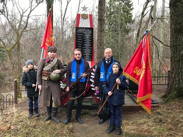 Партийцы приняли участие в открытии обновленного памятника в Никольском, Декабрь