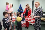 Благотворительная новогодняя акция прошла в детском отделении одинцовской окружной больницы №3
