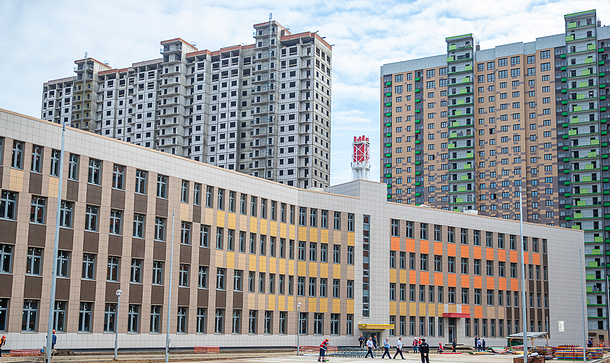 Строительство новой школы в ЖК Сколковский планируется завершить до конца года, Декабрь