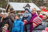 Спортивная станция Деда Мороза работает в Одинцовском округе