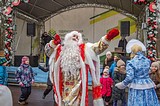 Спортивная станция Деда Мороза работает в Одинцовском округе