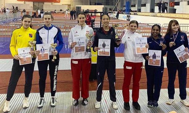Спортсменка из Звенигорода завоевала серебро на Международных соревнованиях по фехтованию, Январь