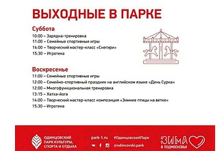 В парке культуры, спорта и отдыха выходные пройдут под девизом «Зимняя птица»