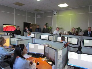Делегация из Калужской области посетила ЕДДС Одинцовского округа