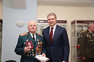 Андрей Иванов наградил ветеранов юбилейными медалями «75 лет Победы в Великой Отечественной войне»